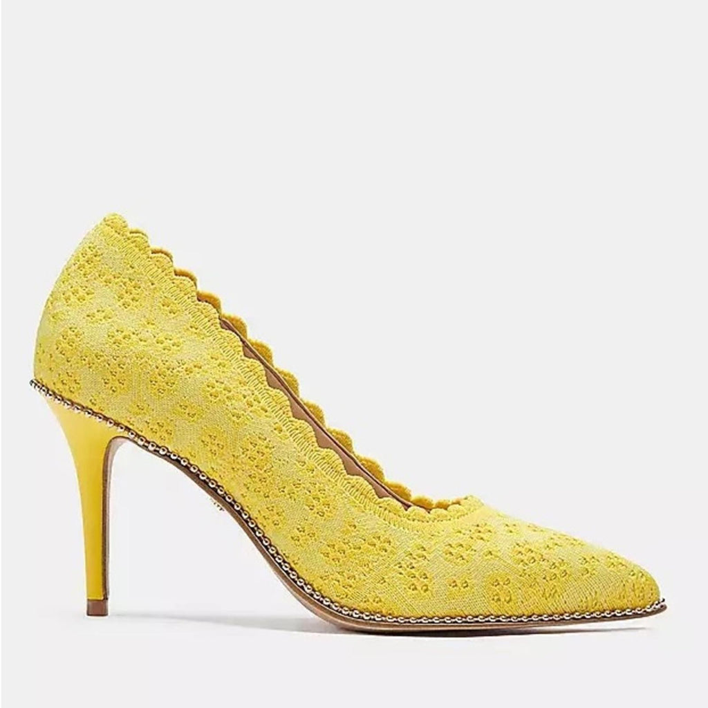 Coach Waverly Knit Buttercup Pumps, Size 8.5, New in Box (SOLD OUT)
