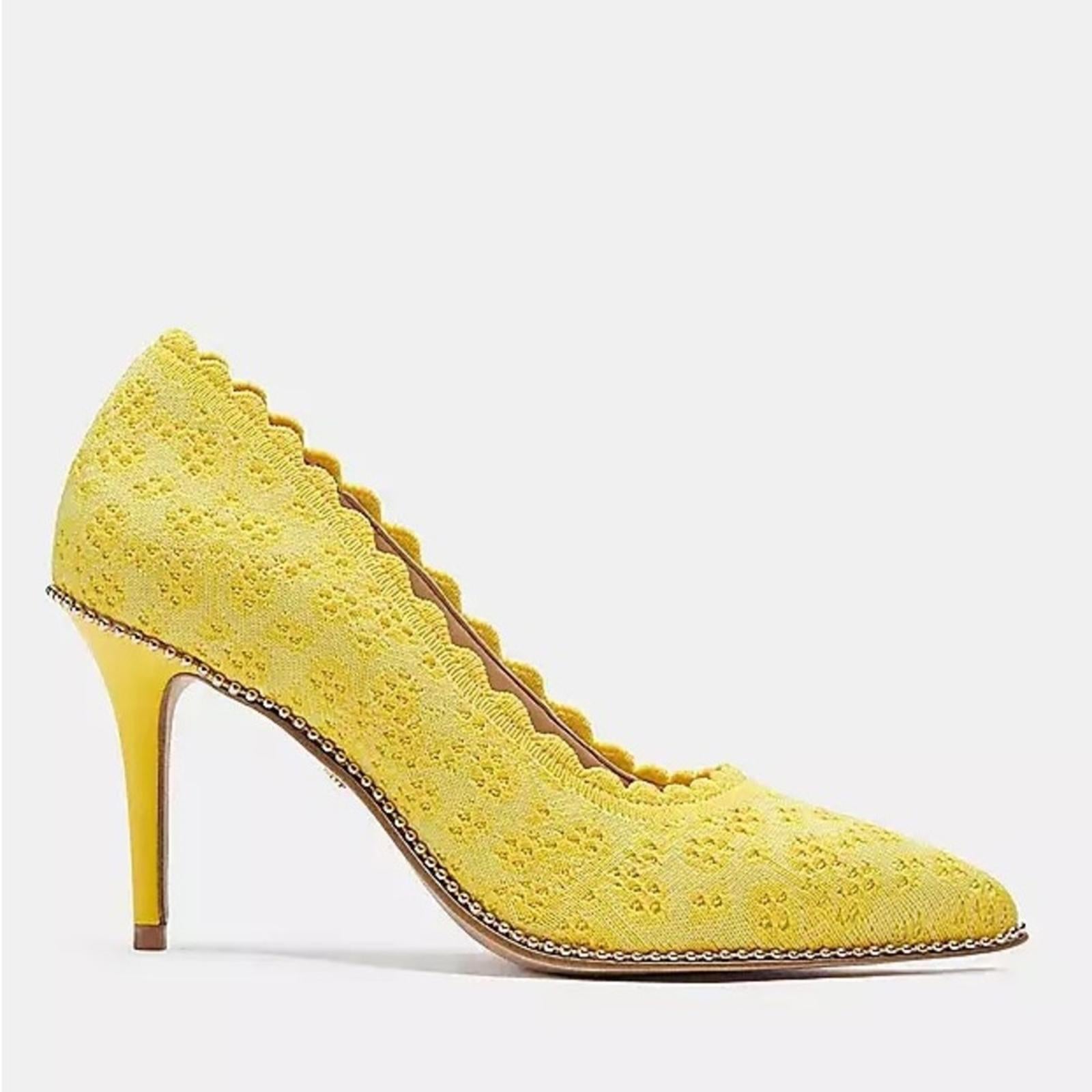 Coach Waverly Knit Buttercup Pumps, Size 8.5, New in Box (SOLD OUT)