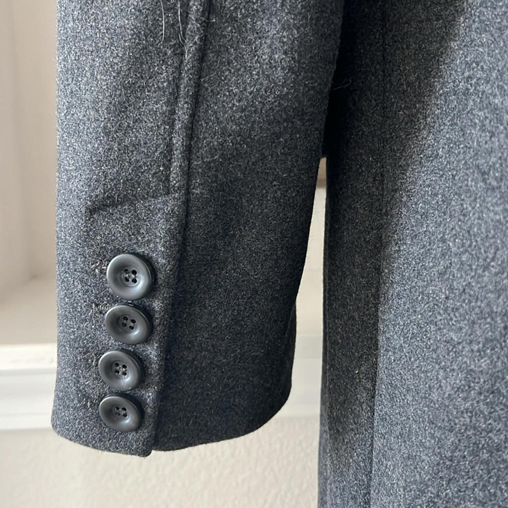 Free People Victoria Flared Wool-Blend Coat