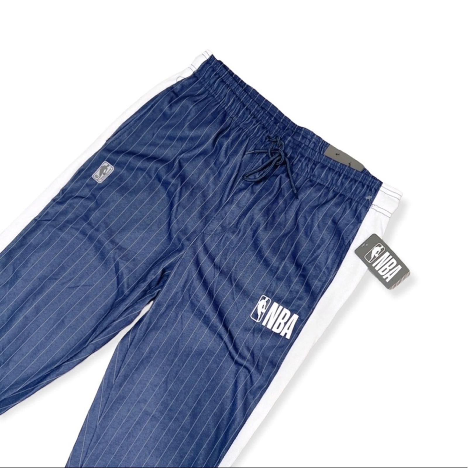 NBA Striped Comfort Fit Track Pants w/Elastic Waist New with Tag