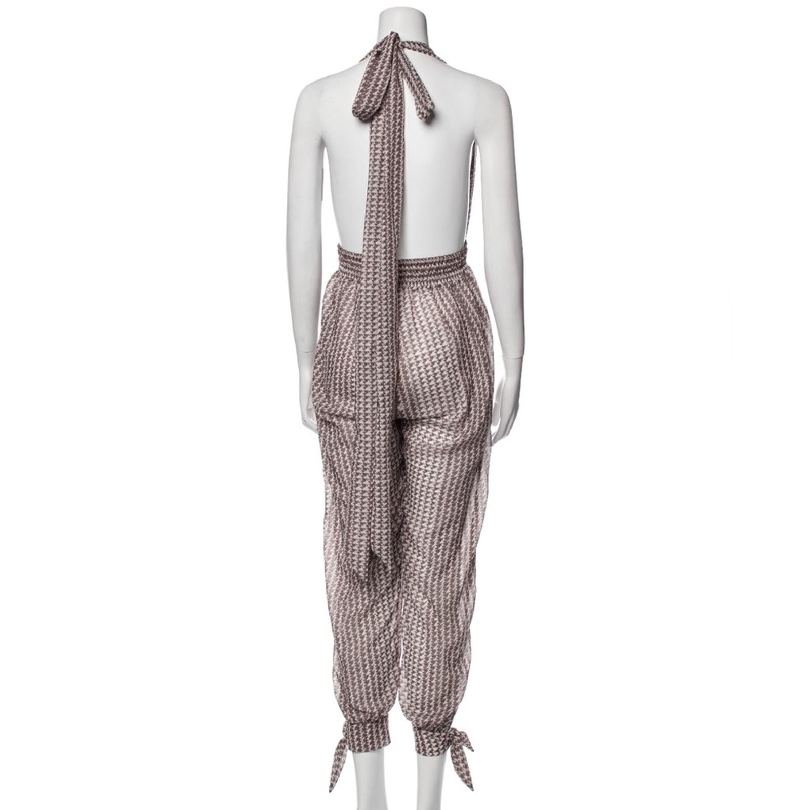 NEW Agua Bendita REVOLVE Python Josie Jumpsuit/Overall, Size 6 New w/o Tag $245