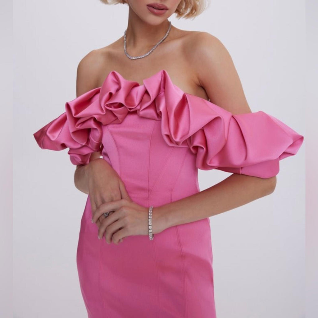 GiGii’s Vienna Dress in Pink, Size M NEW w/Tag €625