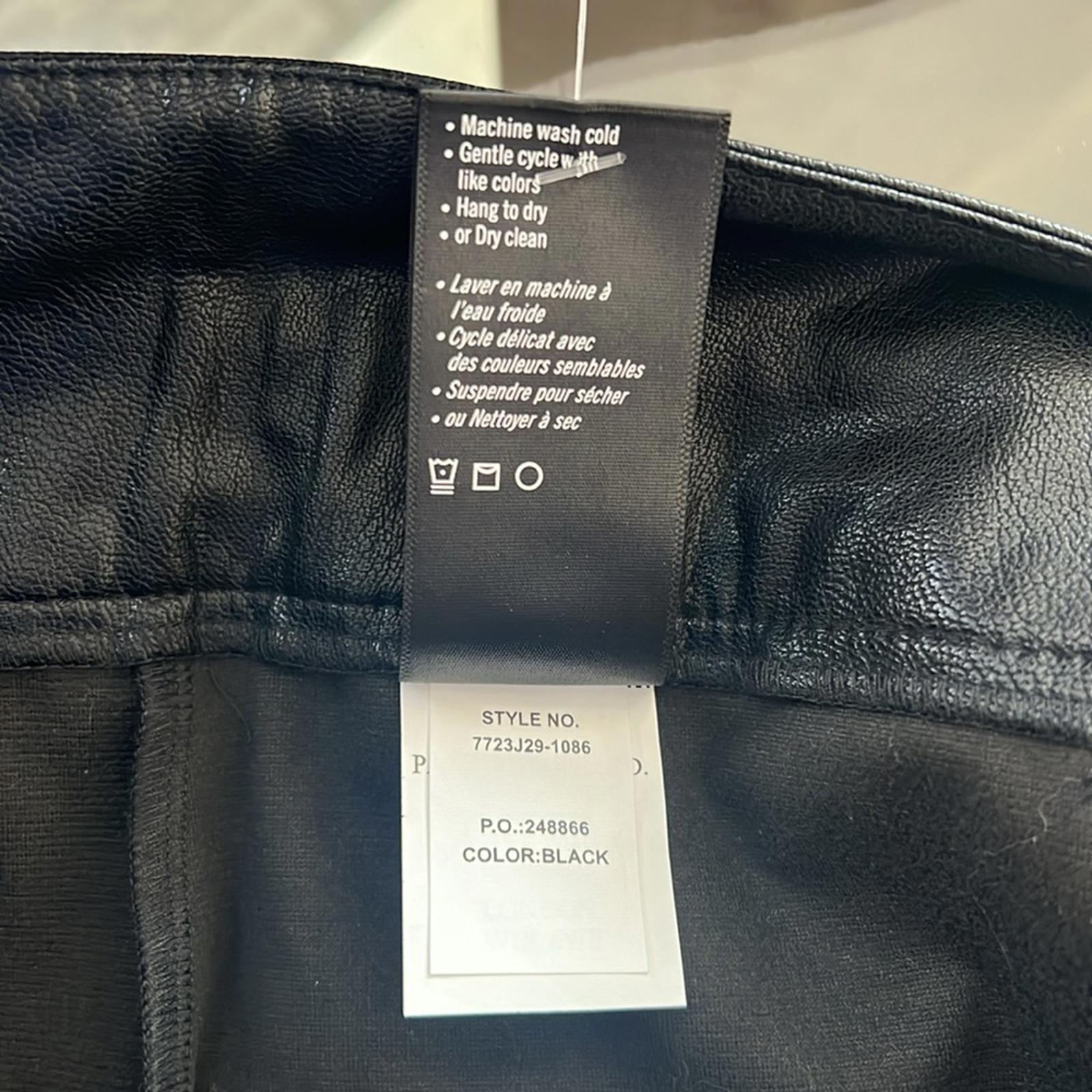 Anthropologie’s Jonas Faux Leather Belted Shorts, Black Size 14 New SOLD OUT