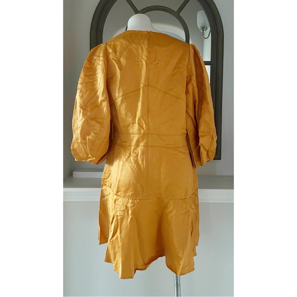 Ted Baker Dorota Topstitch Mini Dress, Size 5/L EXCELLENT! Retail $325