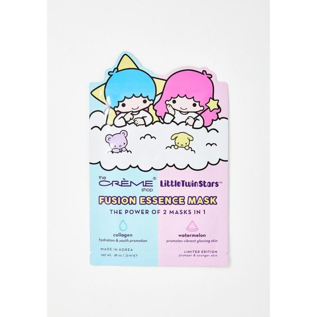 X2 The Crème Shop Fusion Essence Masks: Vitamin C + AHA & Collagen + Watermelon