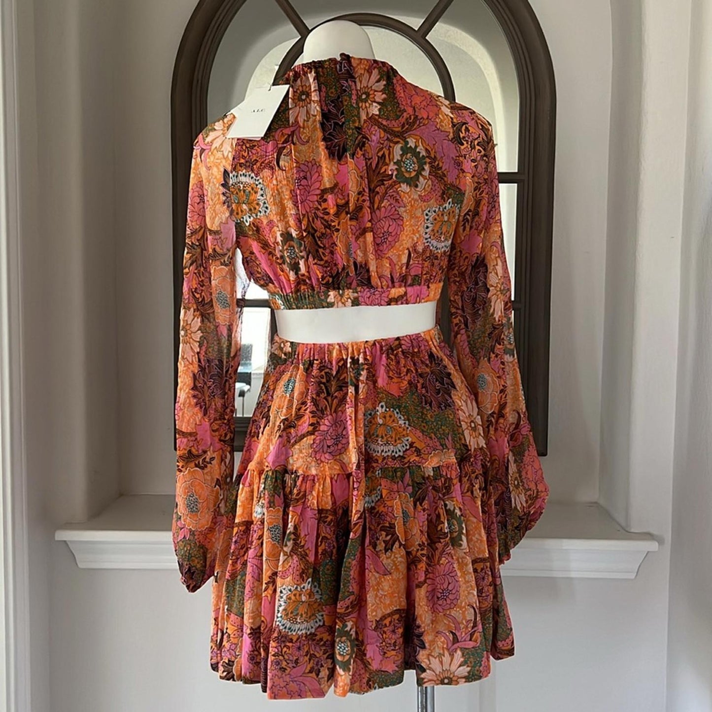 A.L.C. Izzy Silk Fit &Flare Cutout Dress, Size 4 New w/Tag Retail $695 SOLD OUT!