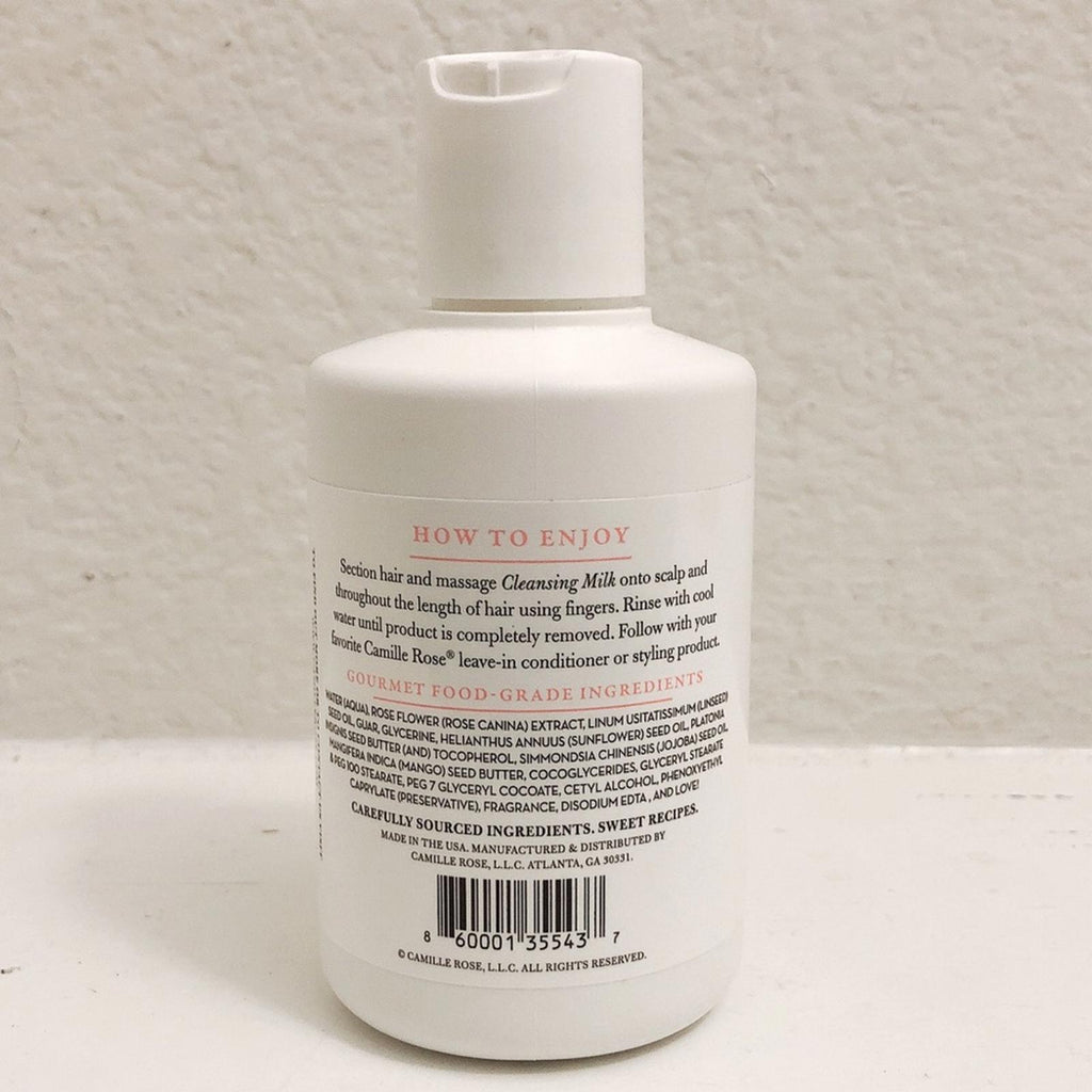 X2 Camille Rose Cleansing Milk With Flaxseed + Rose Powder 16fl oz. NEW