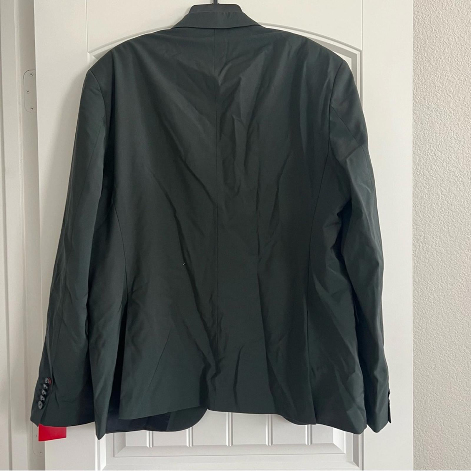 NWT Hugo by Hugo Boss Modern-Fit Super Flex Suit Jacket, Size 46R Retail $445