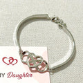 Beautiful Silver “Daughter” Bracelet New with Tag
