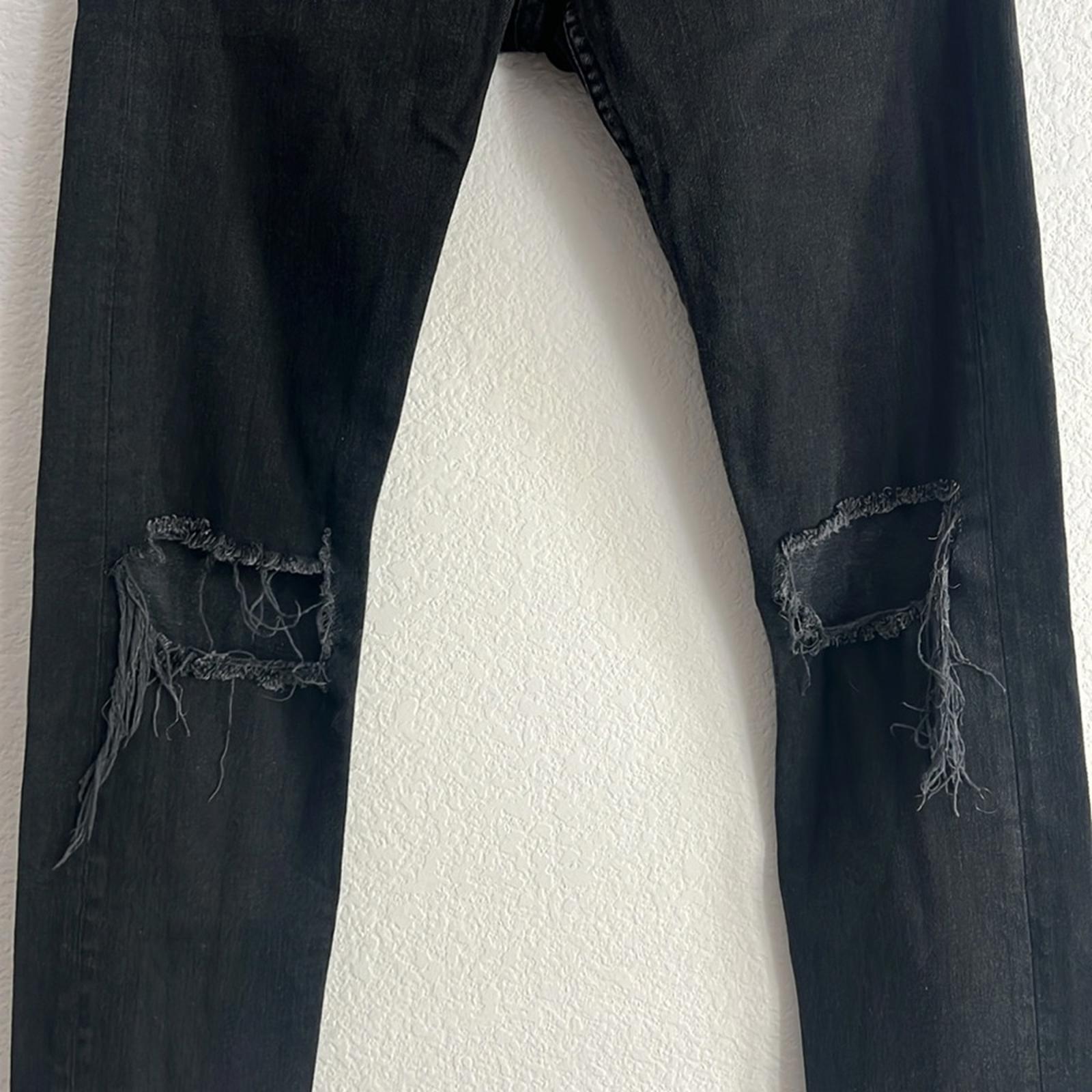 Rag & Bone Fit 1 Aero Stretch Wolcott Skinny Distressed Jeans, NEW, Size W31 L32