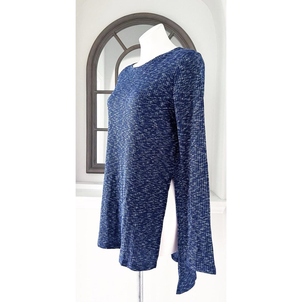 NEW Nostalgia Katy Top/Sweater, Navy Heather Size M New w/Tag