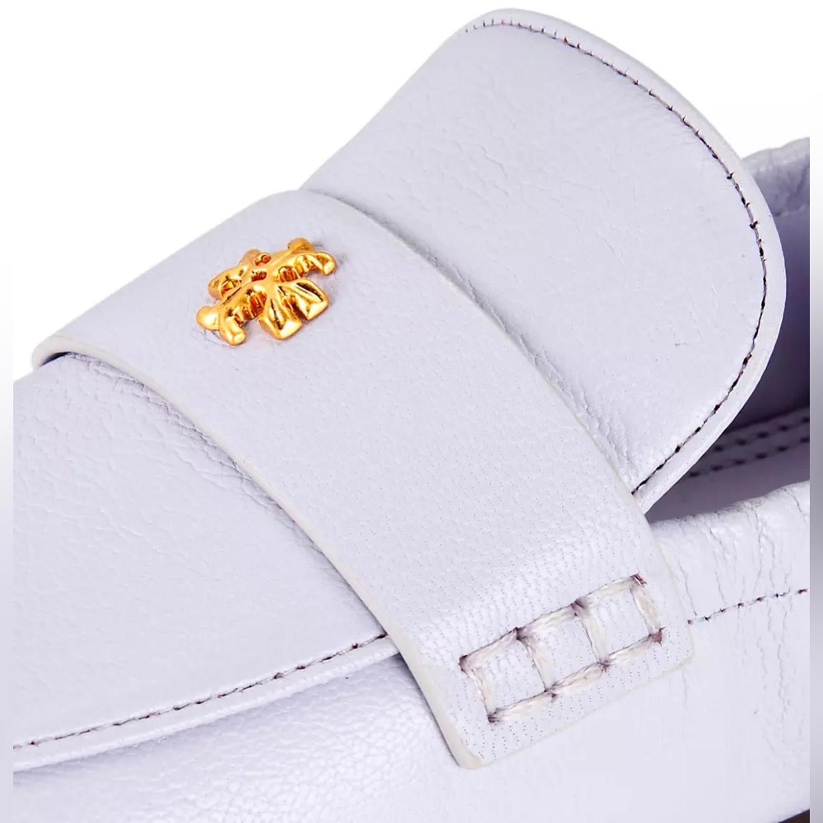 Tory Burch Ballet Leather Loafer in Lavender, NEW, Size 8