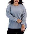 ID Ideology Solid Crewneck Fleece Sweatshirt in Heather Grey, Size 1X, NEW