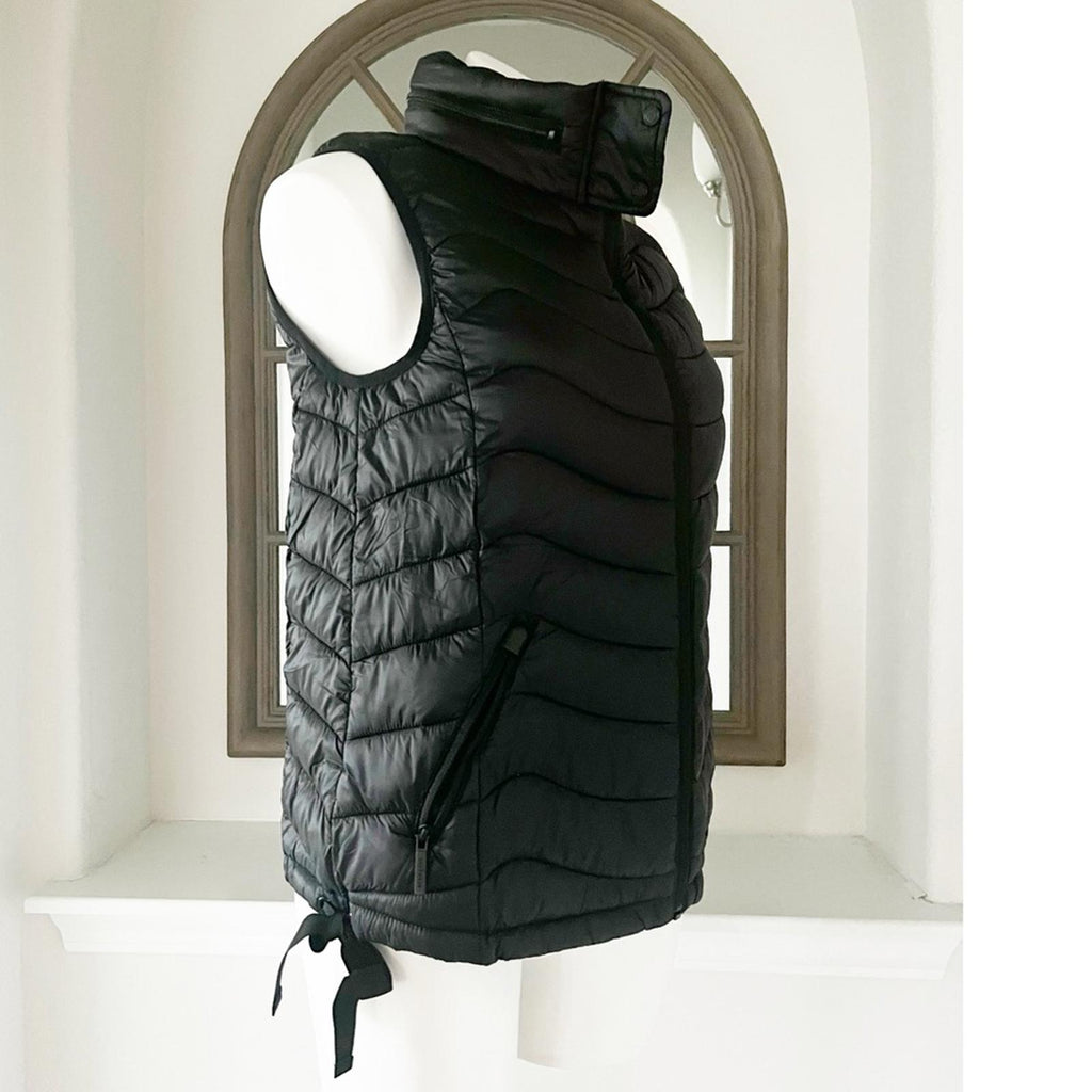 Bernardo Puffer Vest, Black Size S New w/Tag