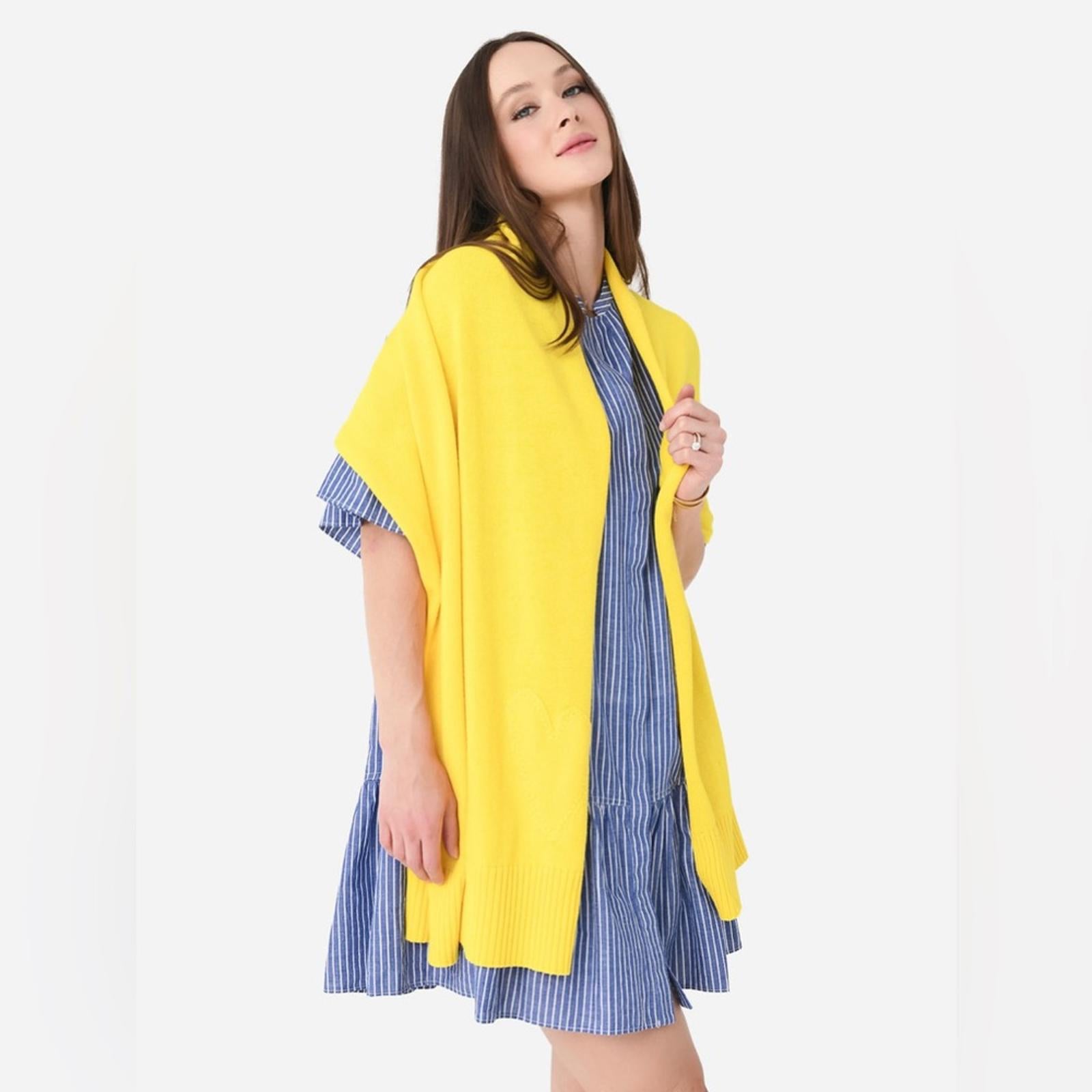Kerri Rosenthal Sunshine Scarf in Yellow, One Size New w/Tag $198