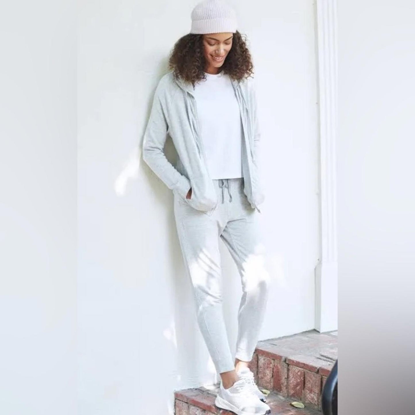 2-Piece Set All in Motion Fleece Joggers + Full Zip Hoodie Sweatshirt Size S NWT