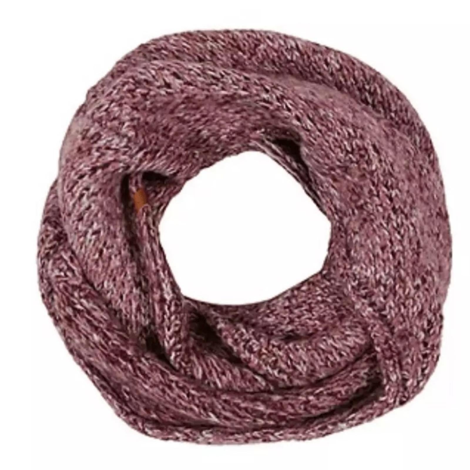 Frye & Co Space Dyed Infinity Cold Weather Scarf Wrap, Neck Warmer in Bark NWT