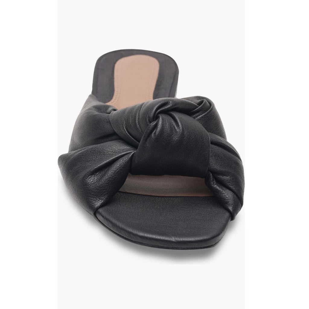 BCBGMaxazria Tinsley Slide Sandals in Black, Size 5, NEW w/o Box $149