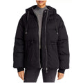 AQUA Hooded Puffer Coat in Black, Size XS New w/Tag Retail $198 (SOLD OUT)