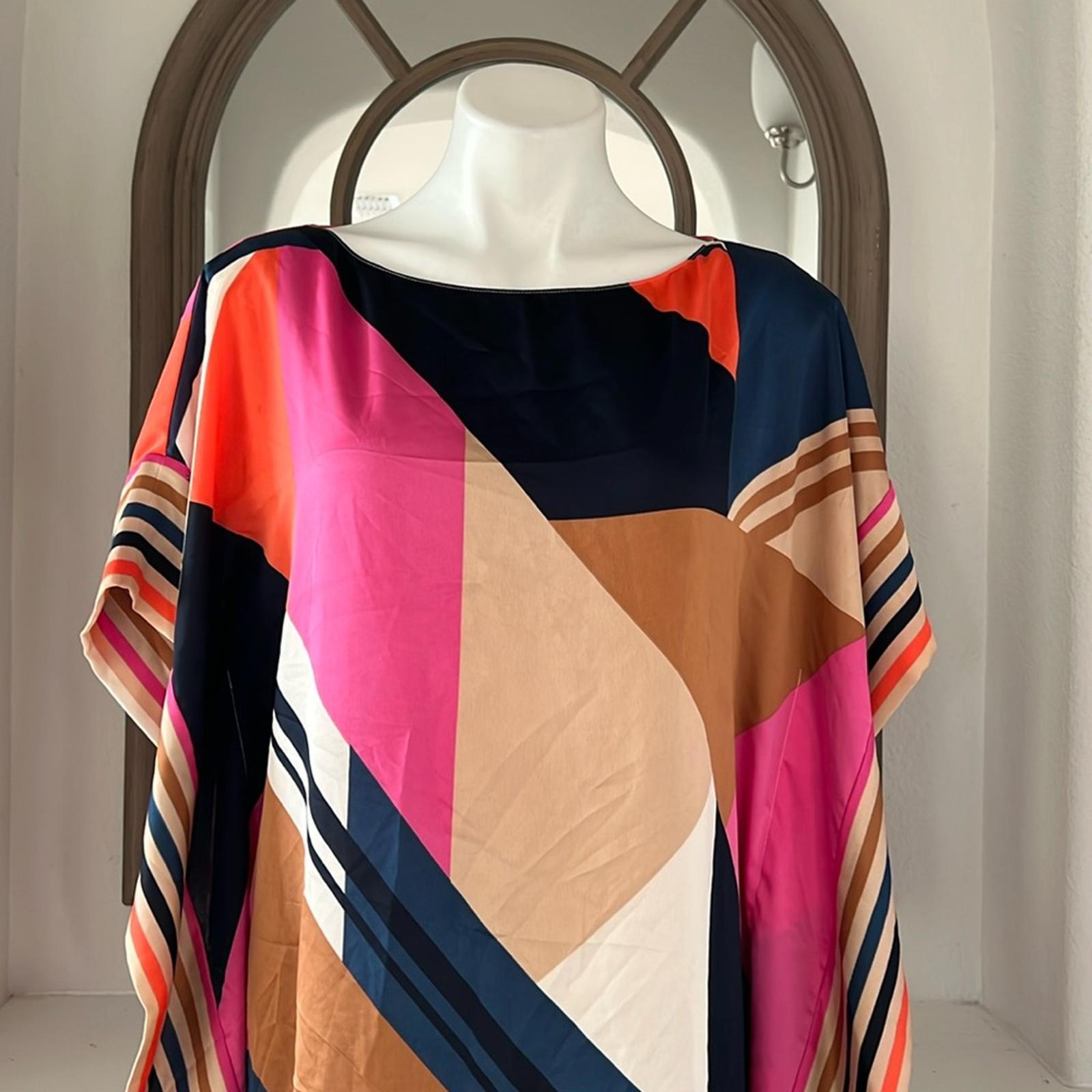 Trina Turk Little Harbor Caftan Dress, EXCELLENT!