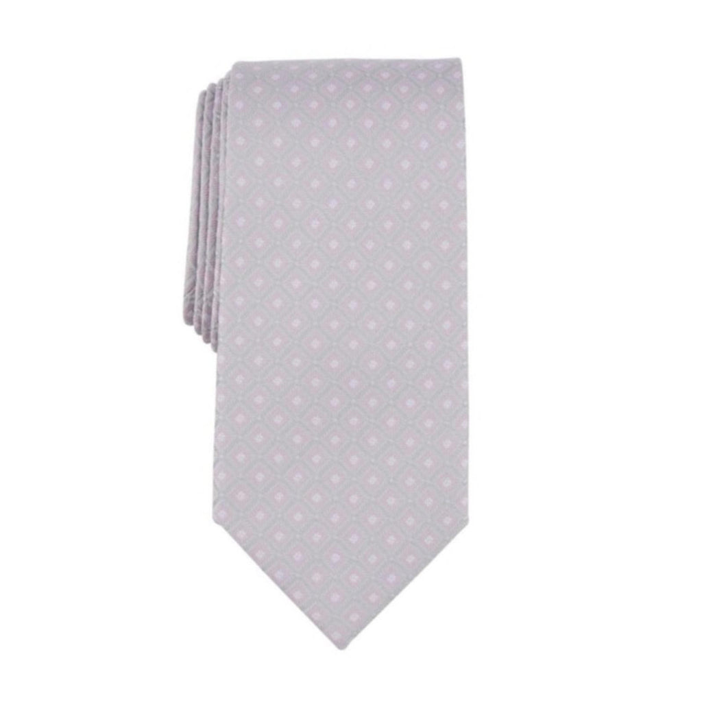 Michael Kors Hempstead Grid Tie in Silver/Pink, One Size, NWT