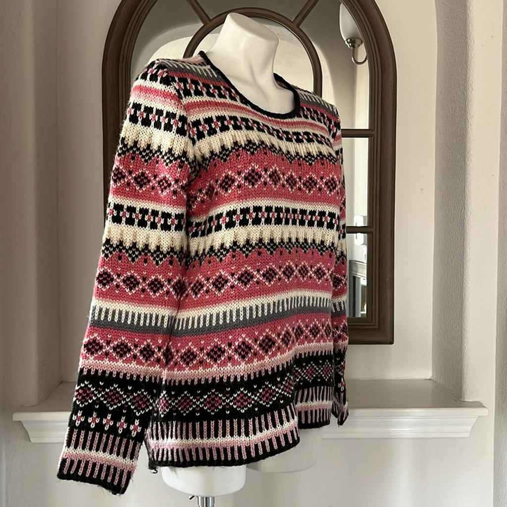 CENY Holiday Crewneck Sweater, Size L EXCELLENT!