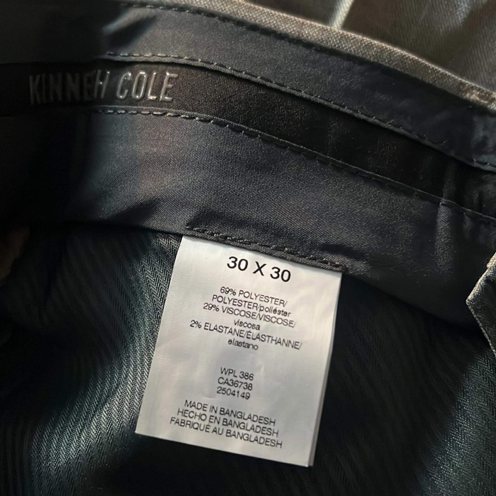 Kenneth Cole REACTION Premium Flex Slim Fit Dress Pants in Oatmeal 30W x 30L NWT