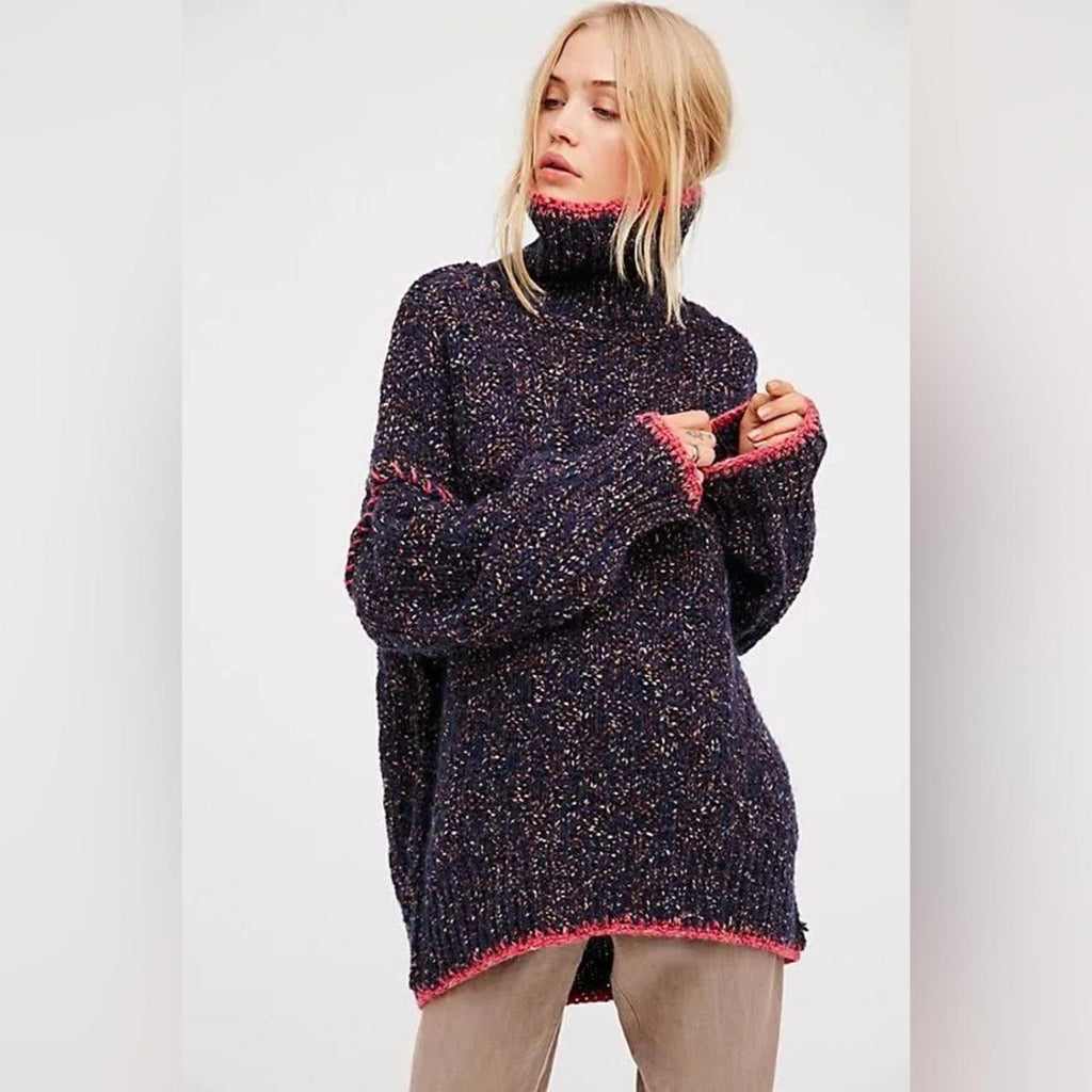 Free People Echo Wool-Blend Pullover, Oversized Size XS