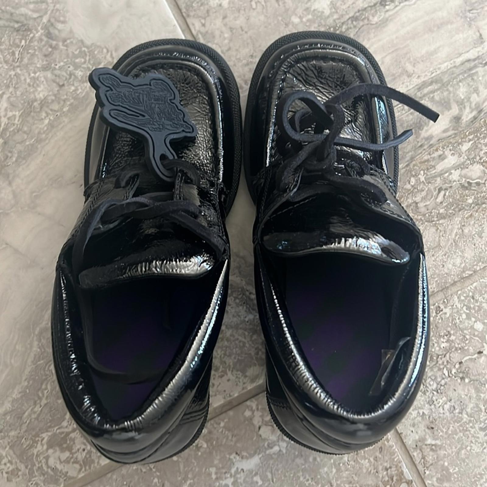 Burberry Leather Stride Loafers in Black, Size 37.5 NEW in Box w/DustBag $1150