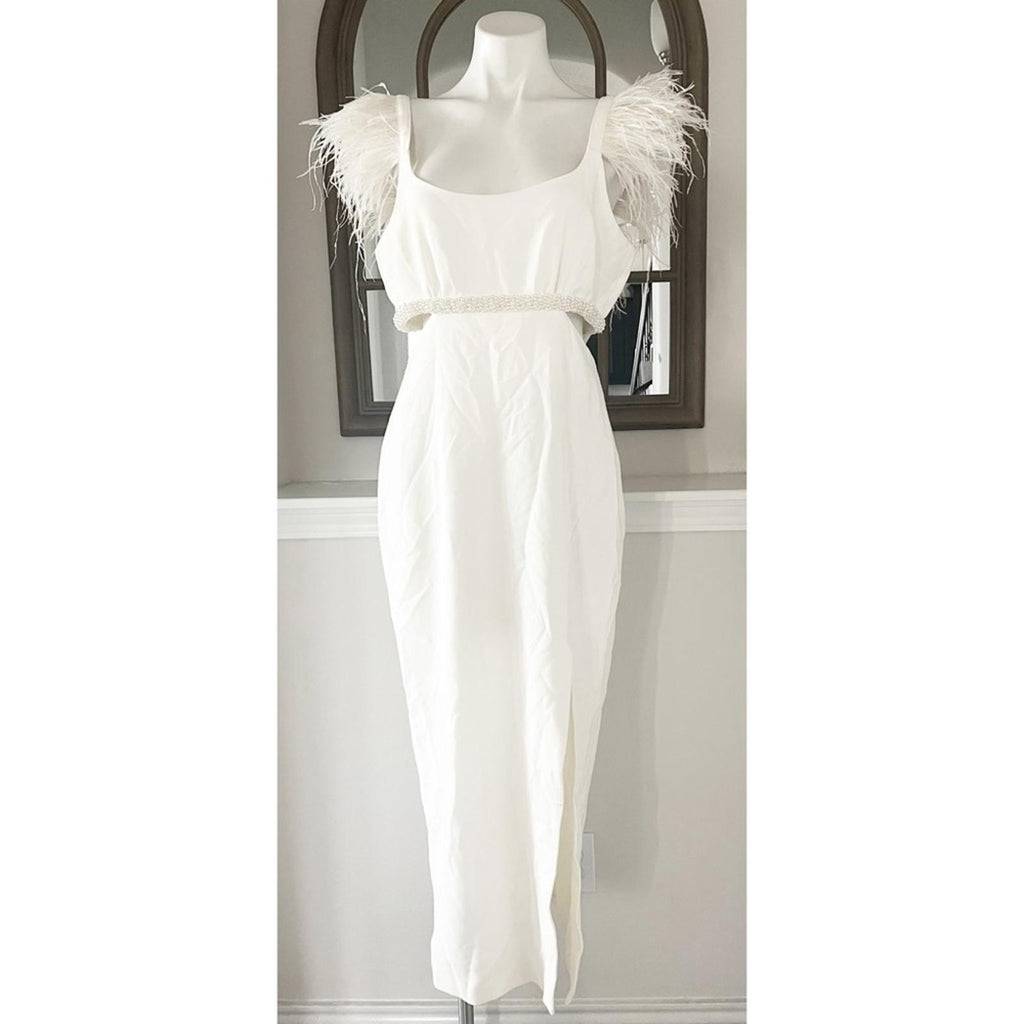 NWT LIKELY Revolve * Taliah Gown in White, Size 12 New w/Tag $478