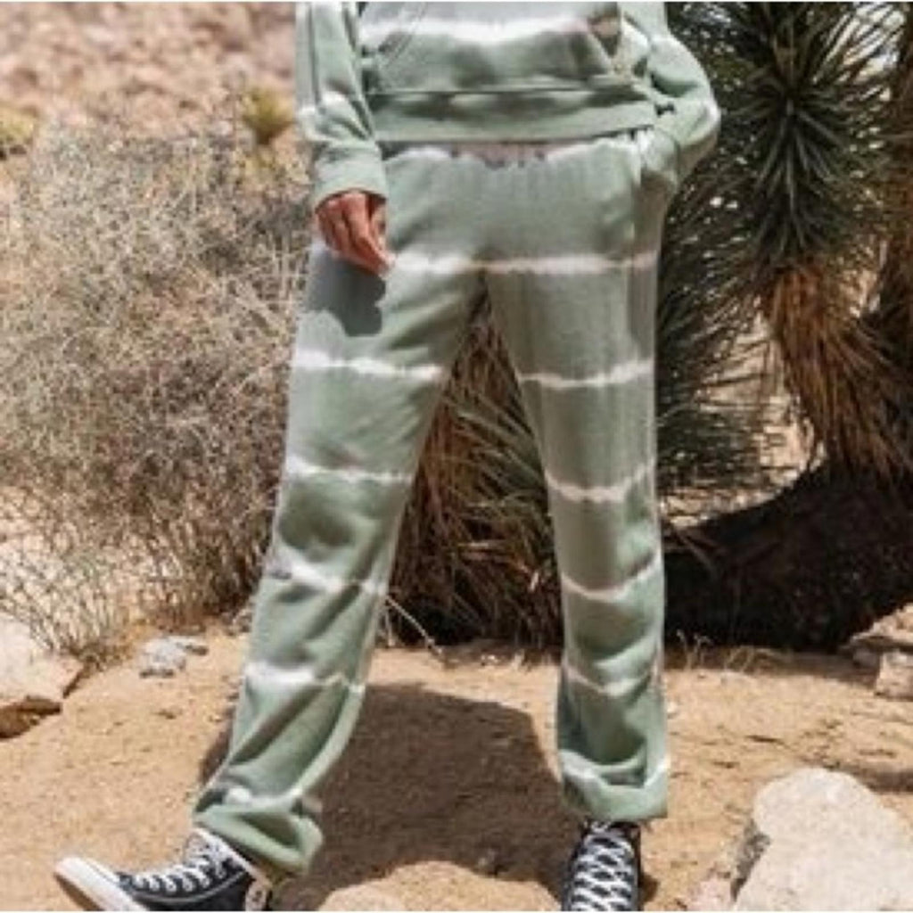 DOLAN Anthropologie Sage/Cloud Tie-Dye Jogger Pants, Size XL, NEW