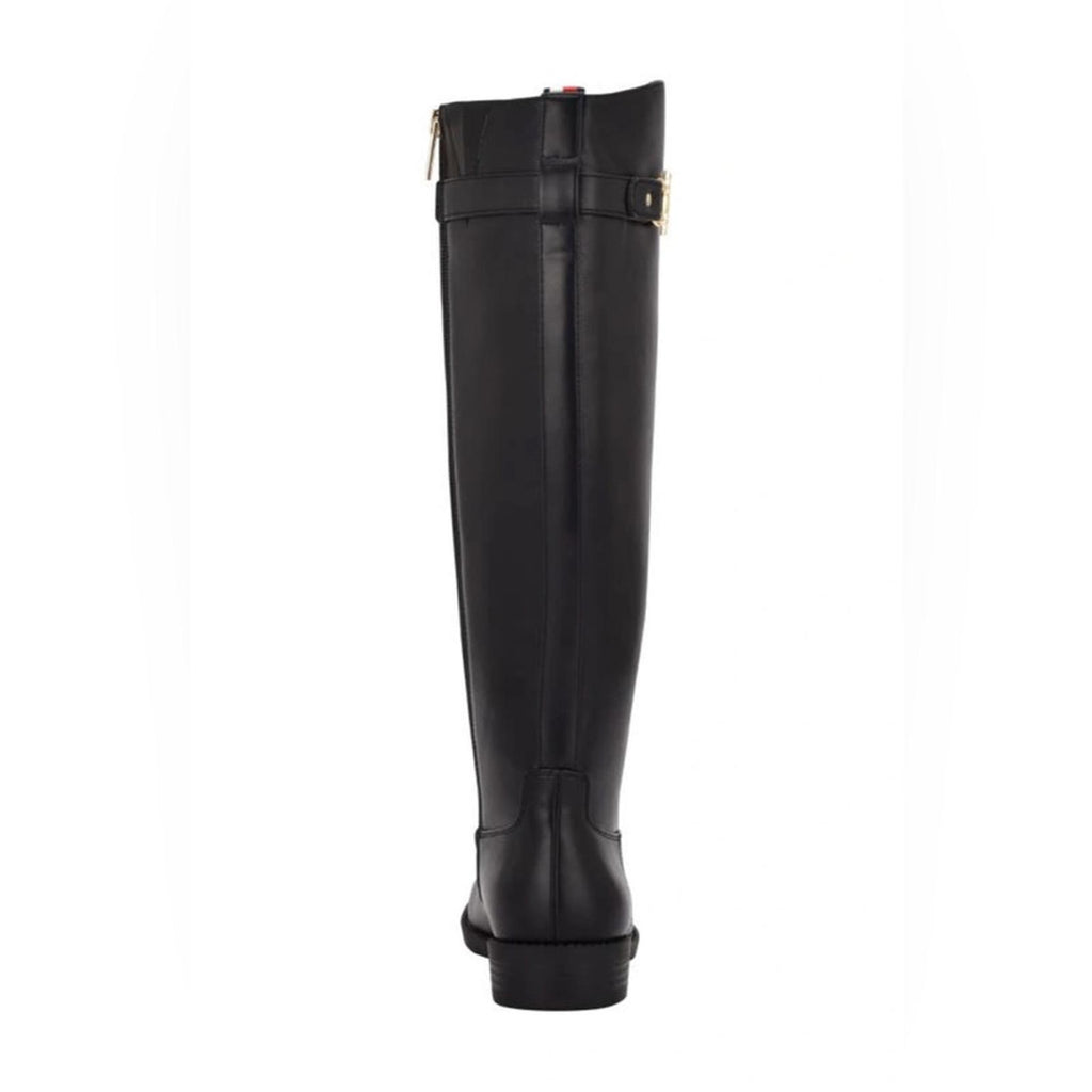 Tommy Hilfiger Inezy Riding Boots, Black Size 8.5 in Original Box Retail $149.50