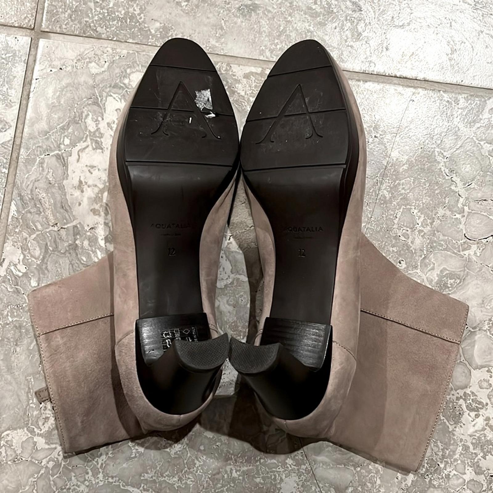 Aquatalia Danni Suede Weatherproof Ankle Boots (Made in Italy) Size 12 MSRP $495