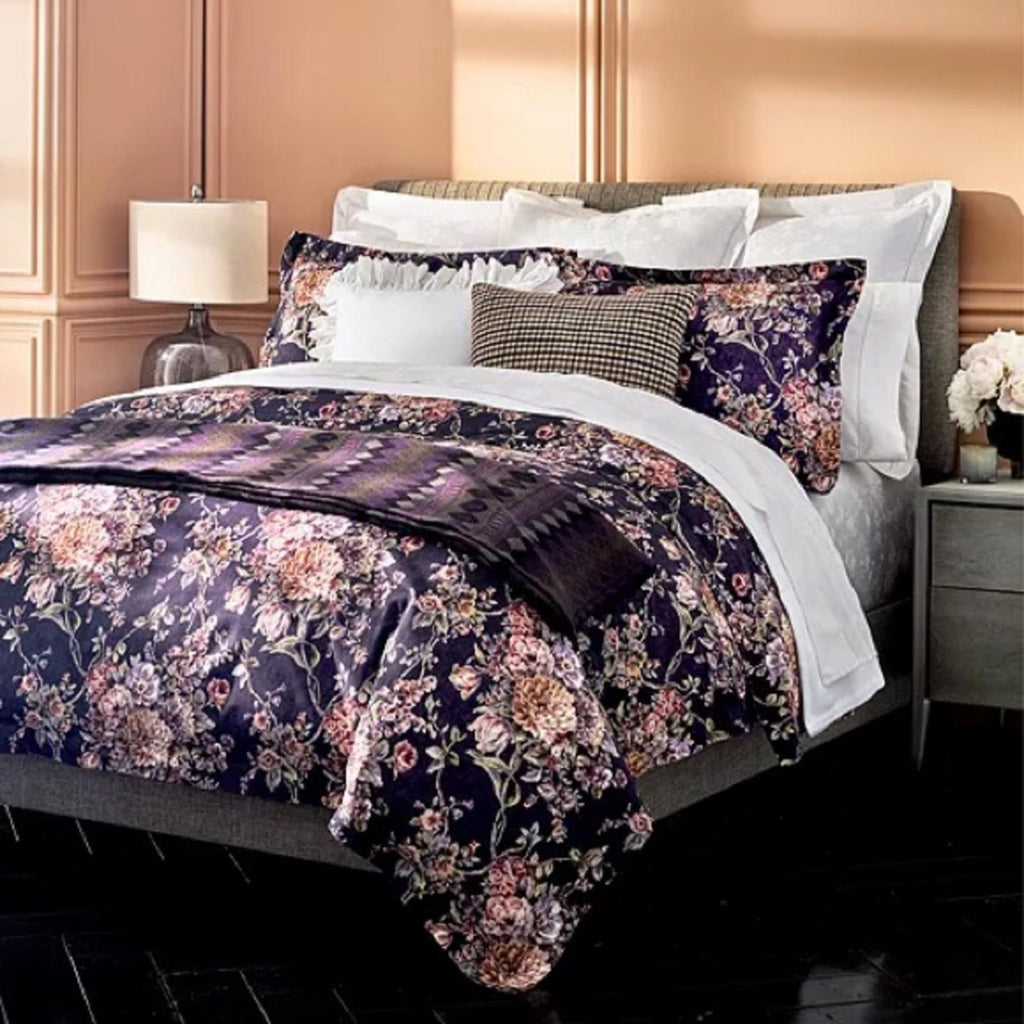 Ralph Lauren Elyse Duvet Cover Full/Queen in Eggplant, NWT $430