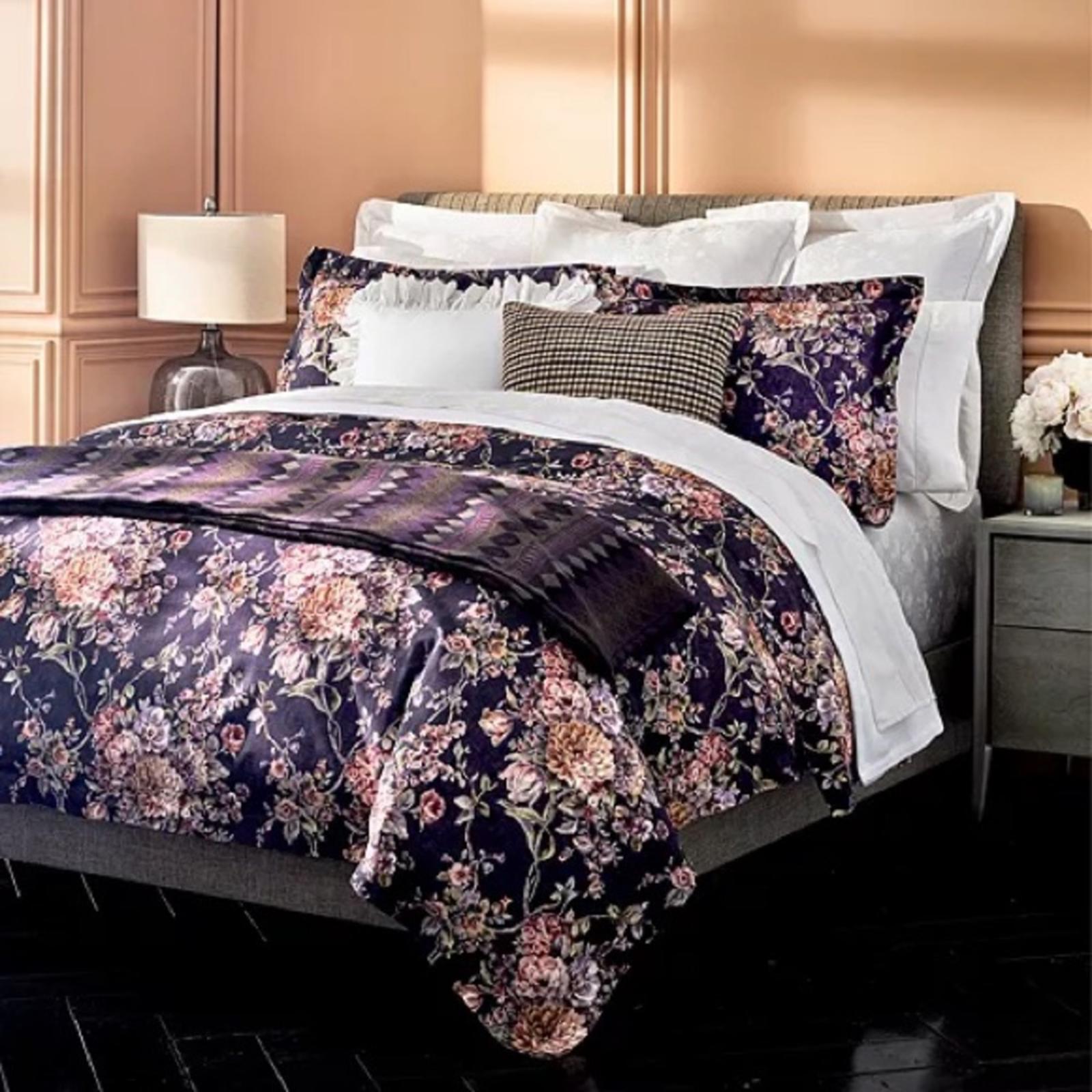 Ralph Lauren Elyse Duvet Cover Full/Queen in Eggplant, NWT $430