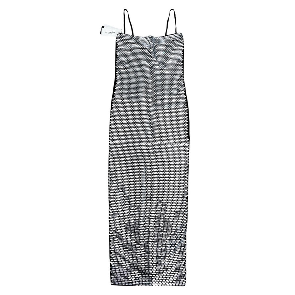 Retrofête Kyree Embellished Knit Dress in Black – Size Small, New with Tag