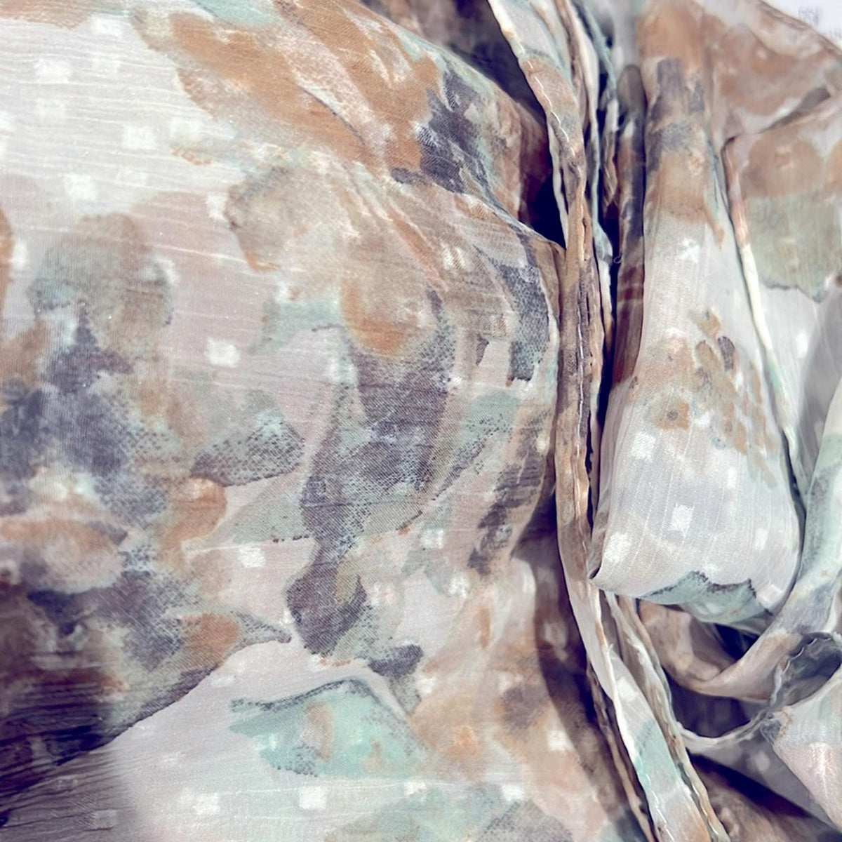 NWT Giani Bernini Watercolor Floral Wrap Scarf, Ivory One Size New w/Tag $32.50