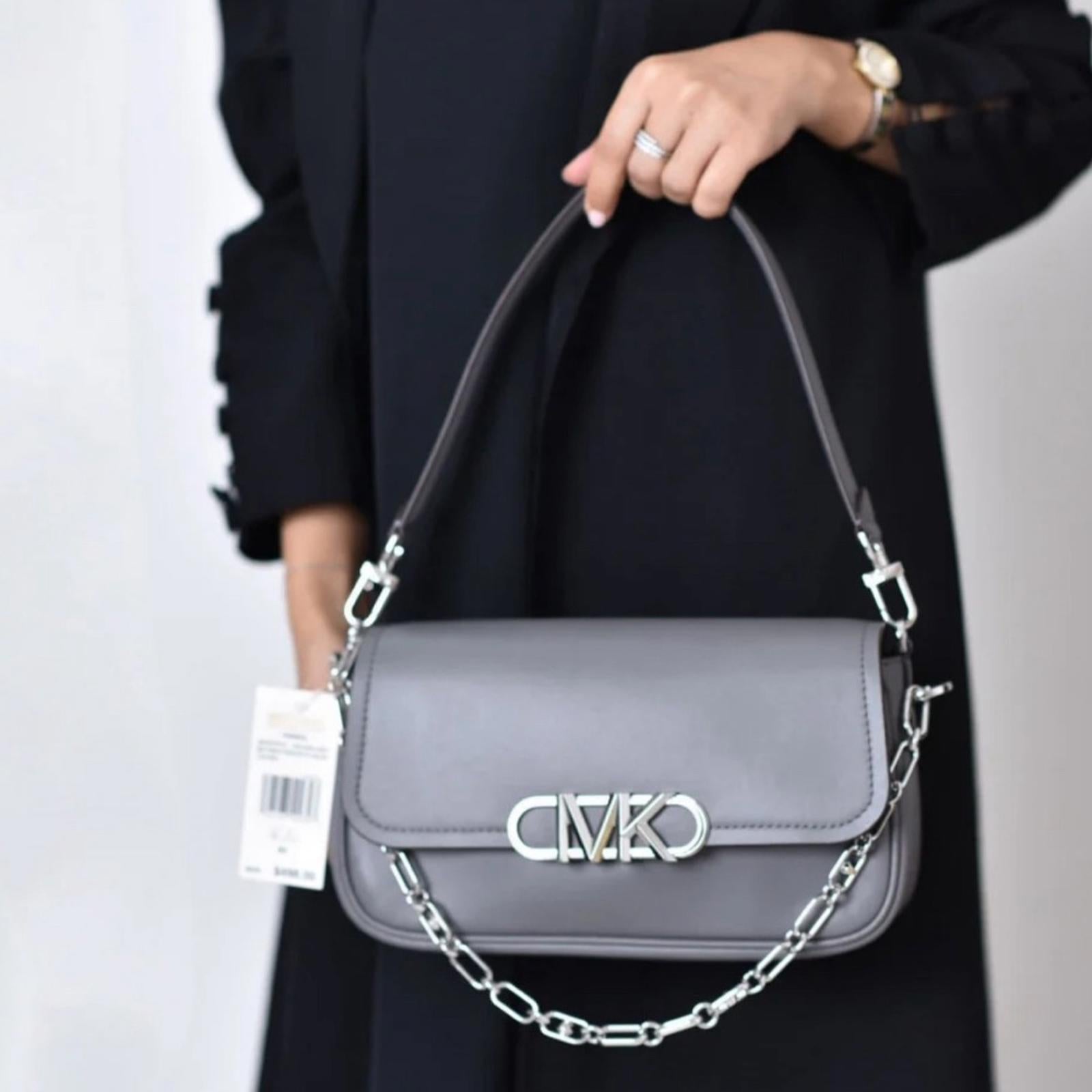 NWT Michael Kors Parker Medium Convertible Pouchette Shoulder Bag Retail $498