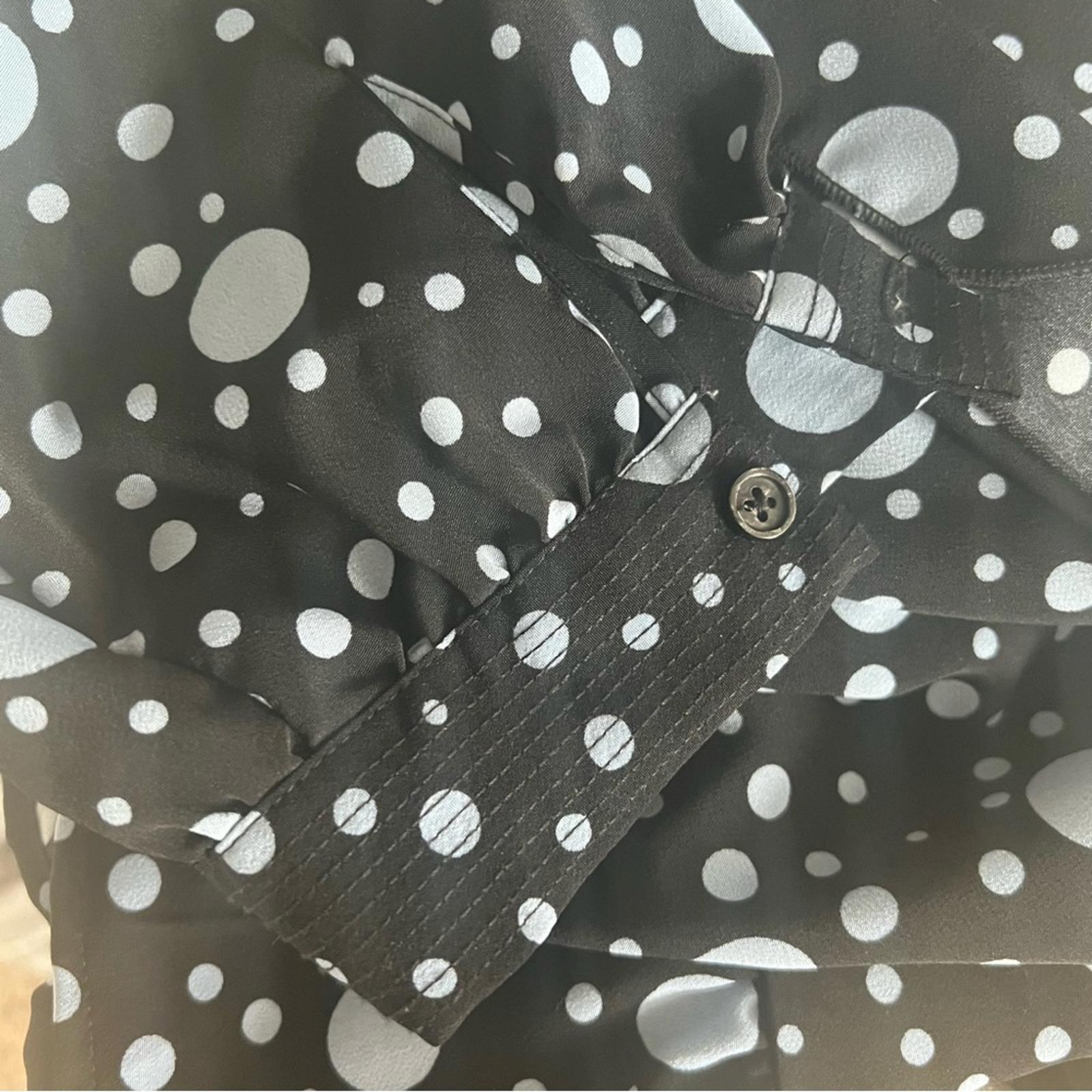 Who What Wear Polka Dot High Neck Shift Mini Dress Size L, New w/o Tag