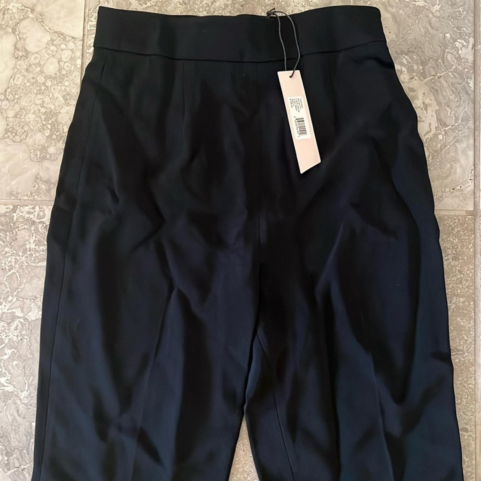 Et Ochs Adrian Fit and Flare Pants in Black, Size 4 New w/Tag, Retail $795