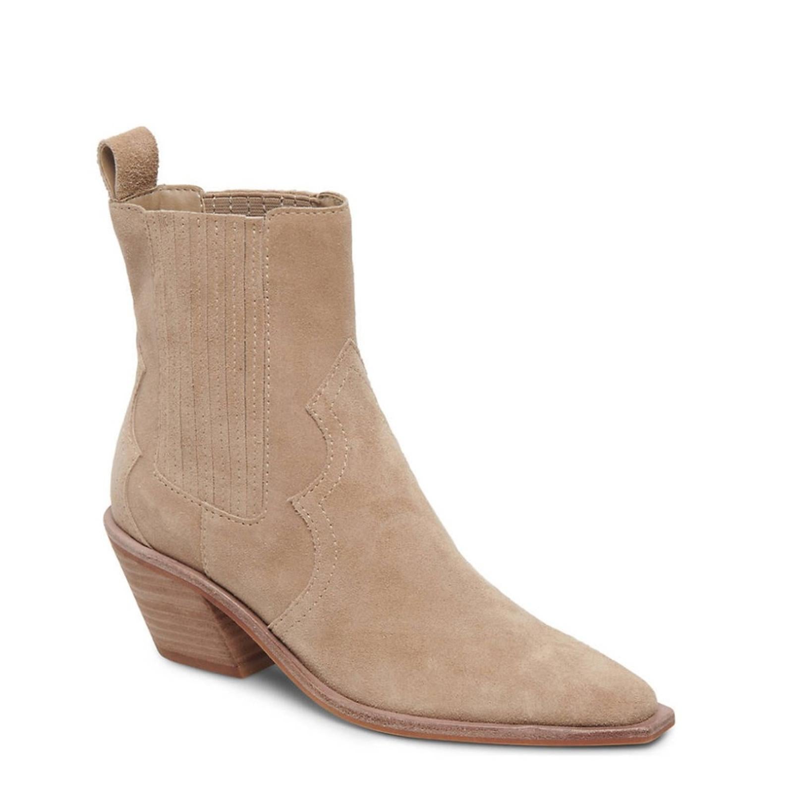 Dolce Vita Senna Bootie in Almond Suede, Size 11 NEW in Box