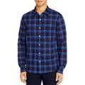 FRAME Cotton Ultra-Lightweight Windowpane Plaid Button-Up Shirt Size L New w/Tag