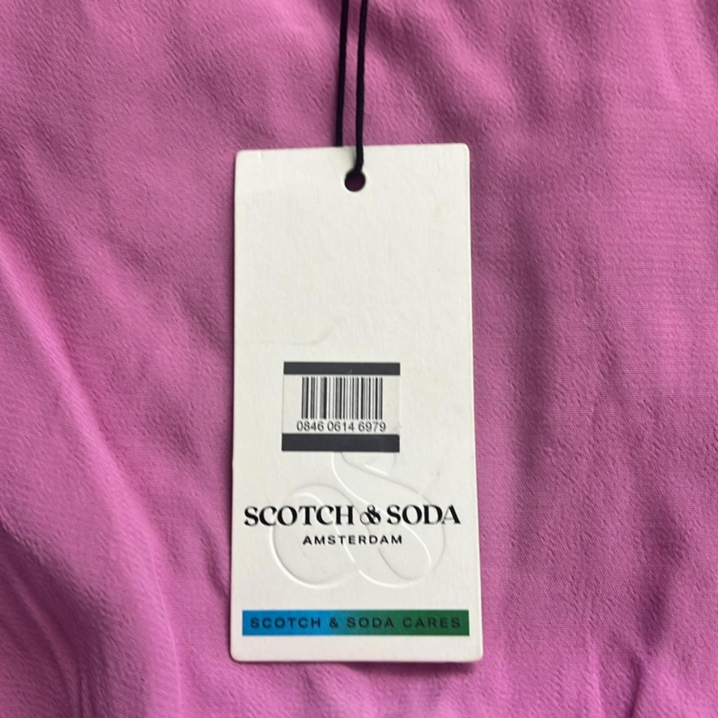 Scotch & Soda Sleeveless Cut-Out Waist Dress in Pink Size EU 32 New w/Tag $228
