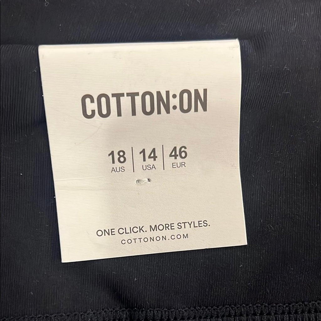 Cotton On Active High-Waist Core Full Length Tight Pants in Navy Size 14 NWT