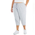 ID Ideology Performance Cropped Jogger Pants in Grey Whisper Heather Size 1X NWT