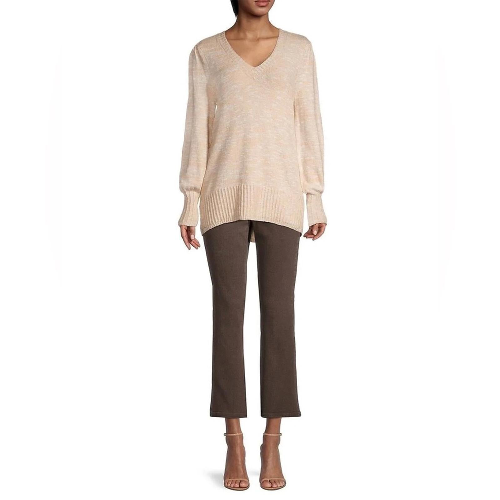 NIC+ZOE Evening Chill Sweater in Warm Sand, Size XL New w/Tag $138