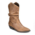 NWT Style & Co. Dannaa Faux Leather Embroidered Cowboy, Western Boots Size 7.5