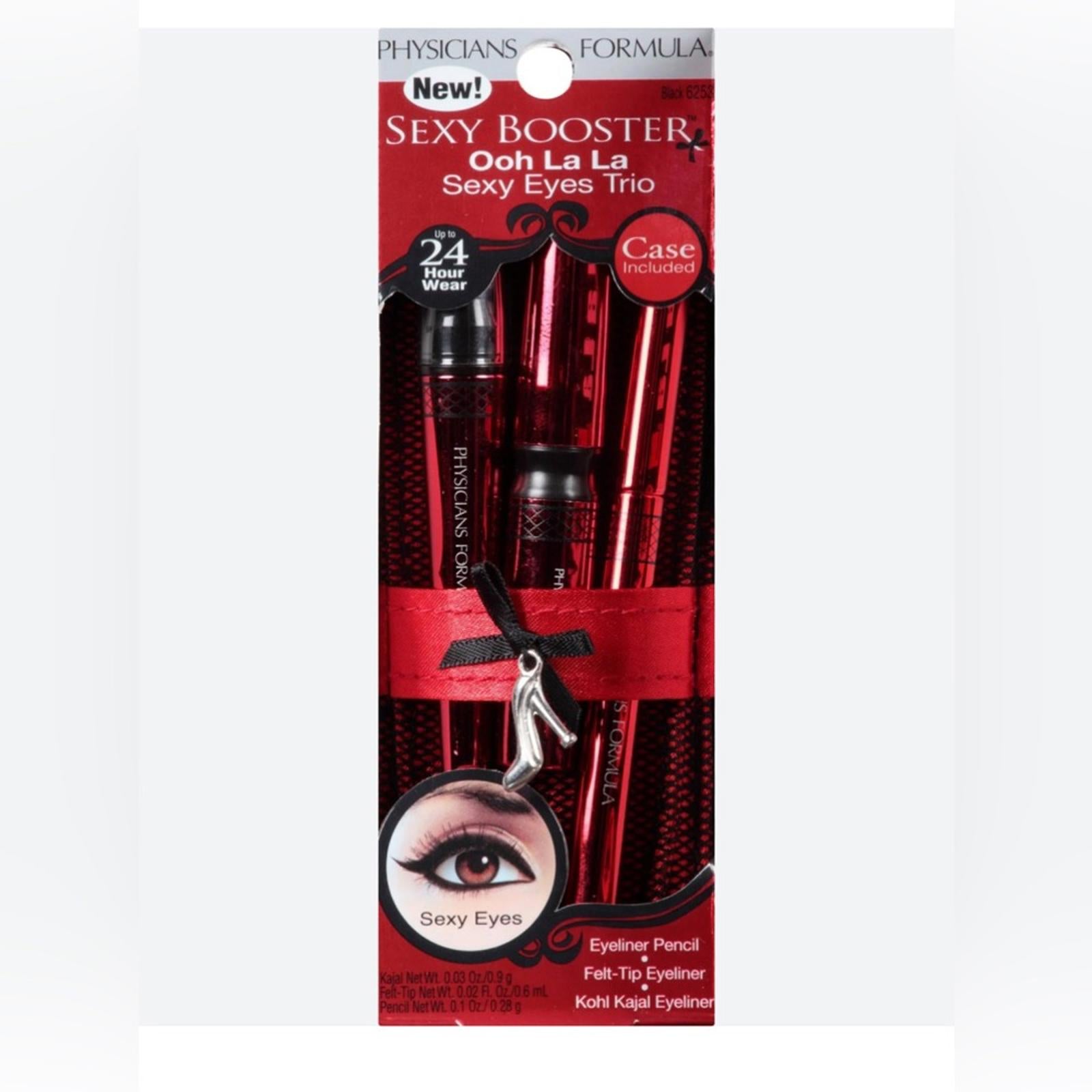 NEW Physicians Formula Sexy Booster Ooh La La Sexy Eyes Trio 24H #6253 Black NWT