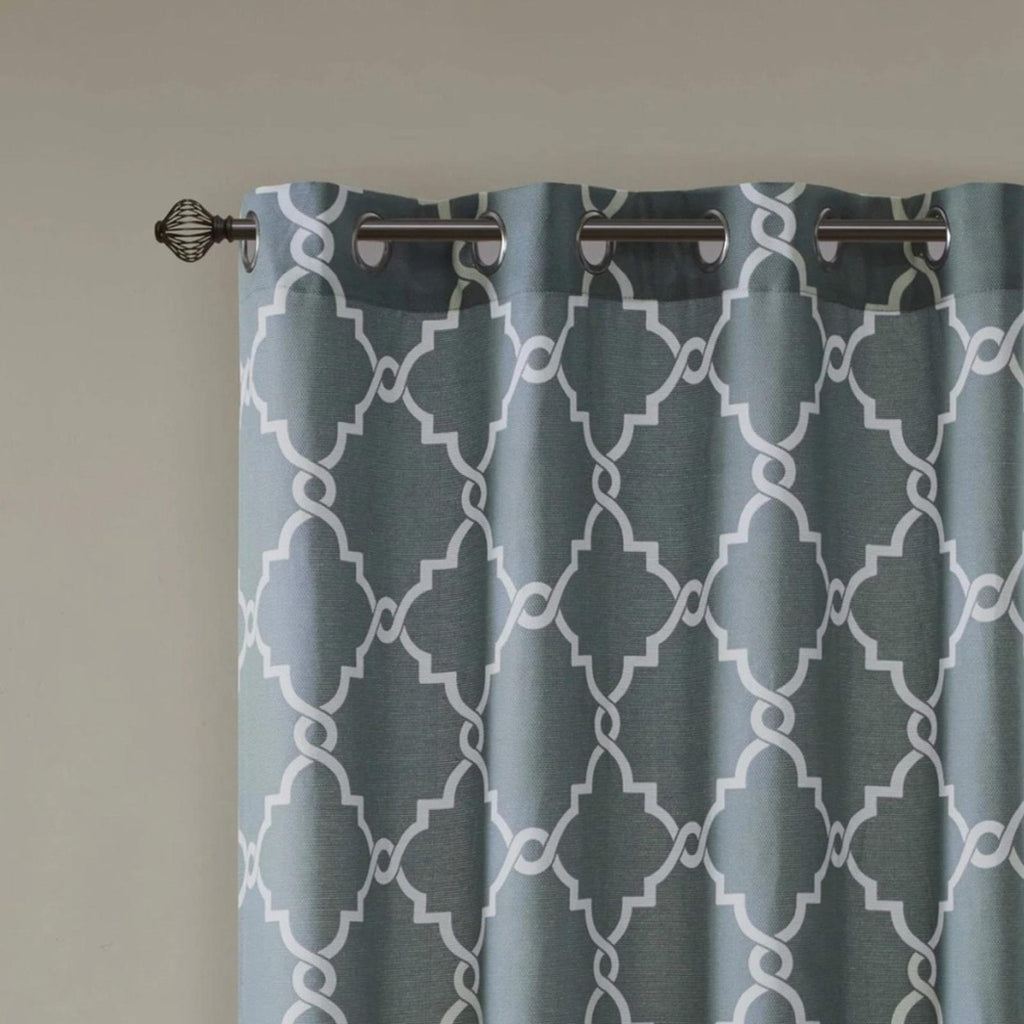Madison Park Saratoga Fretwork Grommet W, 1 Window Panel Size 50”W x 63”L NWT