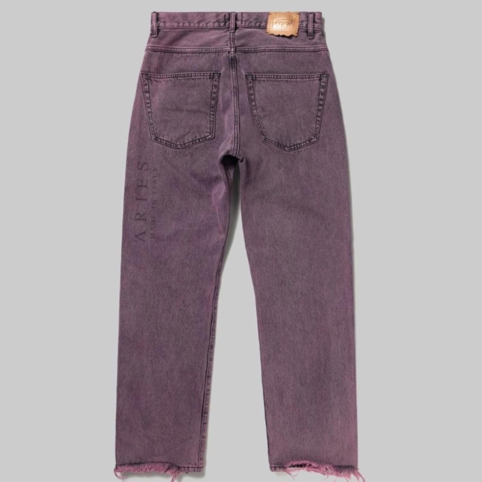 ARIES Acid Wash Batten Jeans in Rose-Pink, NEW, Size 32